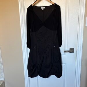 Chic Black Long Sleeve Dress